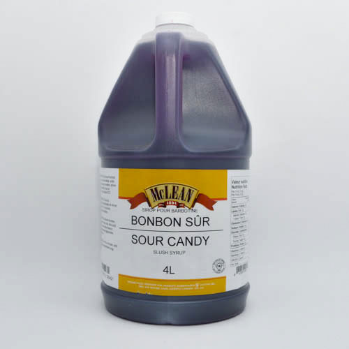 Sirop pour barbotine au bonbon sur