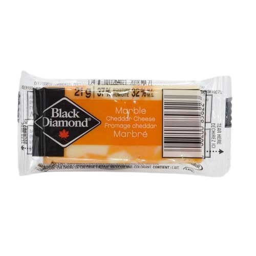 Cheddar marbré en portions