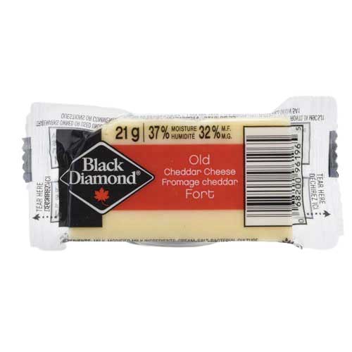 Cheddar blanc fort en portions