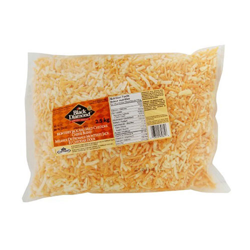 Monterey Jack & cheddar coloré râpé 2.5 kg