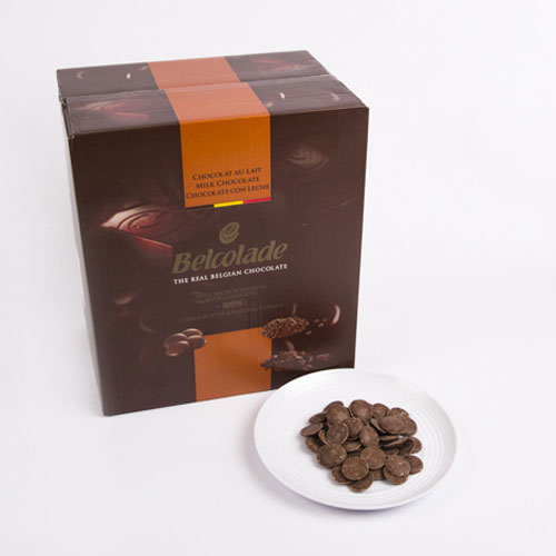 Pastilles chocolat au lait Belco-Ice 2x4kg