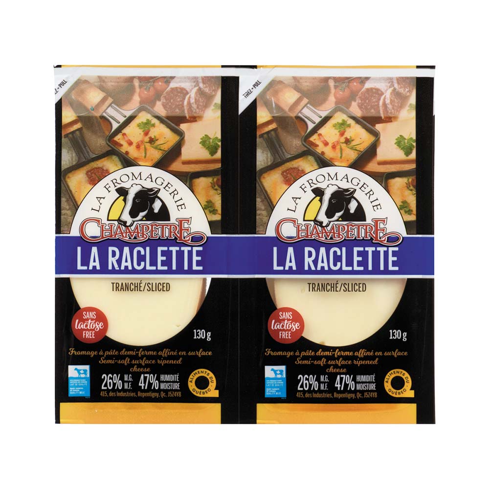 Raclette tranchée duo 2x130g