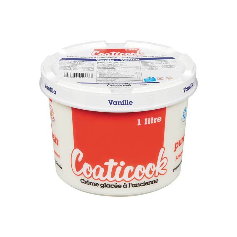 Crème glacée Coaticook - Vanille 1L