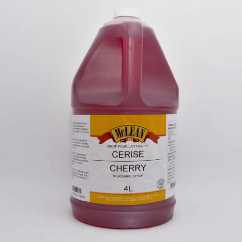 Sirop pour lait frappé à la cerise