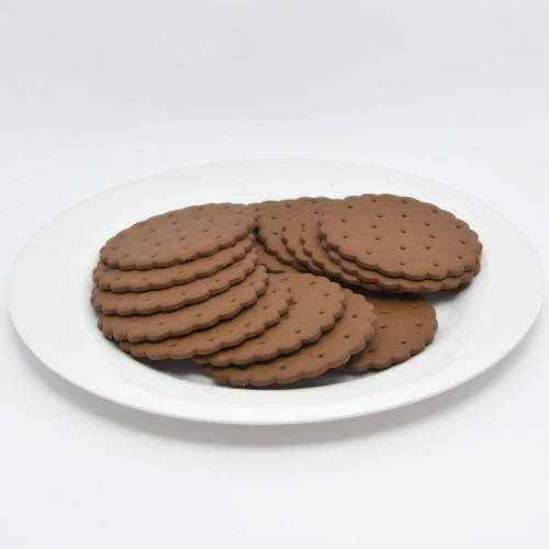 Biscuits ronds au chocolat