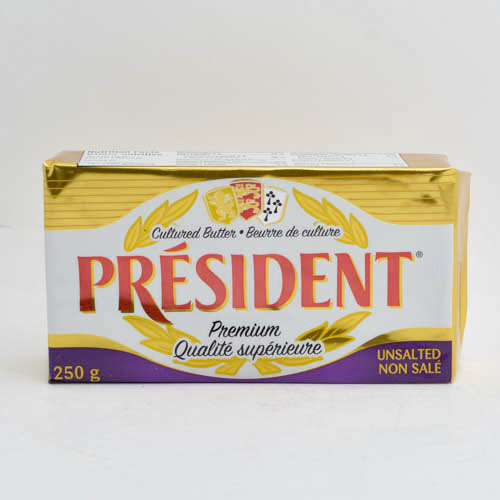Beurre Président non-salé 250g