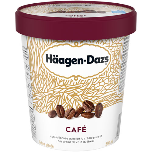 Crème glacée Häagen-Dazs café