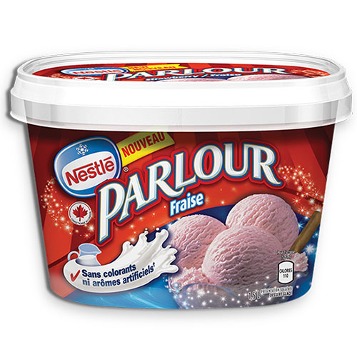 Crème glacée Parlour Fraise 4x1.5L