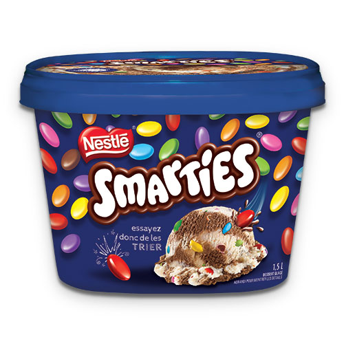Crème glacée Smarties 4x1.5L