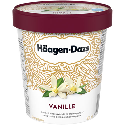 Crème glacée Häagen-Dazs vanille
