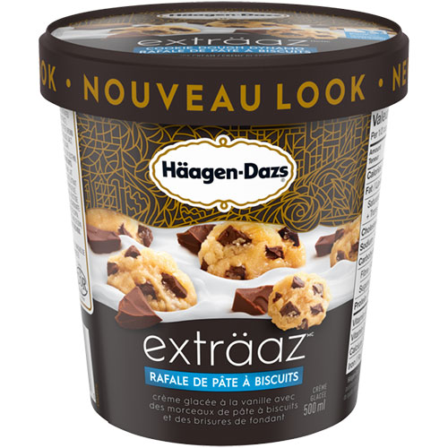 Crème glacée Häagen-Dazs Exträaz rafale de pâte à biscuit