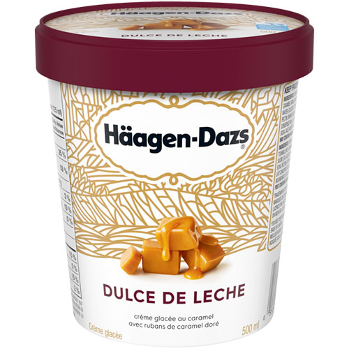 Crème glacée Häagen-Dazs dulce de leche