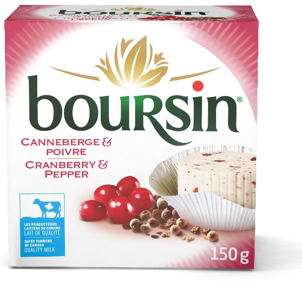 Boursin Canneberge et poivre 6x150g