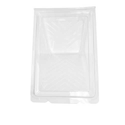 Contenant clair pour sandwich refermable 3 pointes (300U)