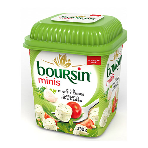 Boursin minis Ail et fines herbes 6x130g