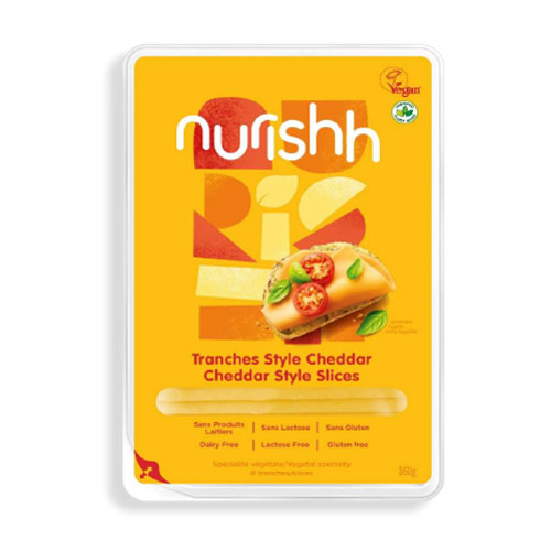 Nurishh tranché style cheddar 6x160g