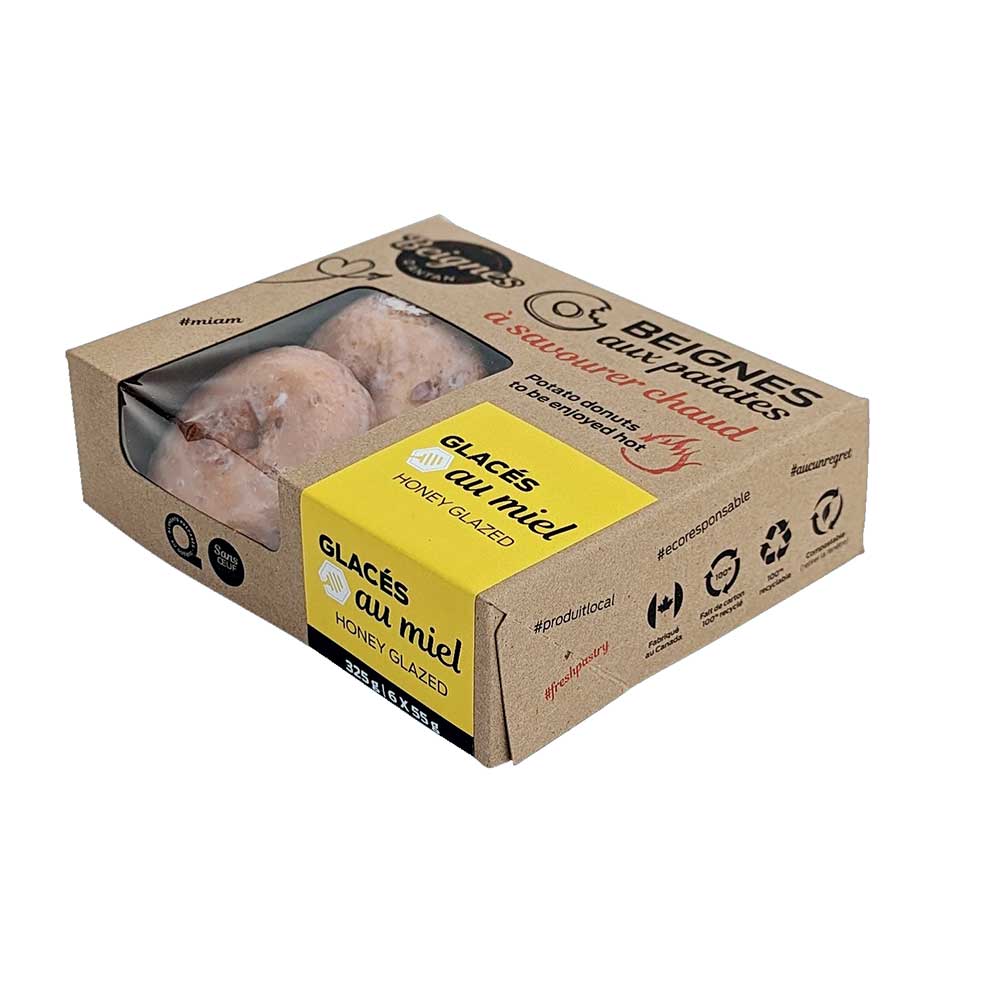 Beignes au miel Délices d'Antan en boîte carton
