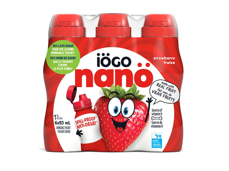 Iögo Nano à boire fraise 6x93ml