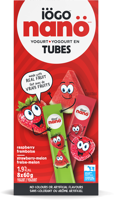 Iögo Nano tube fraise-melon/framboise 8x60g