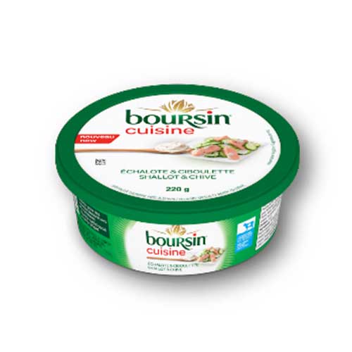 Boursin cuisine échalote et ciboulette herbes 6x220g