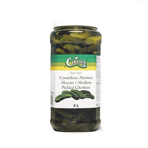 Cornichon sucré mini gherkins  (2x4L)