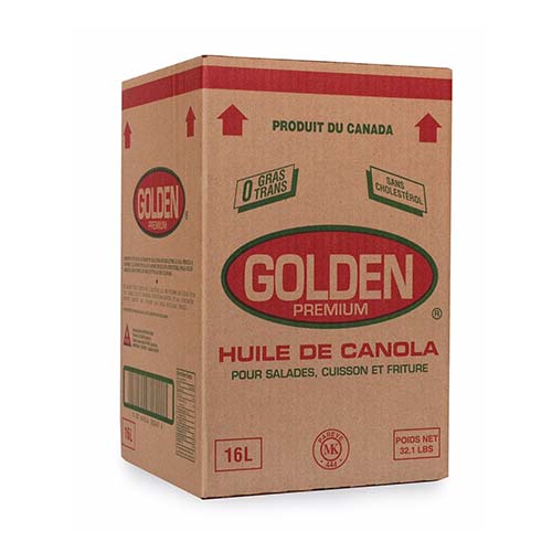 Huile de canola 16L en carton
