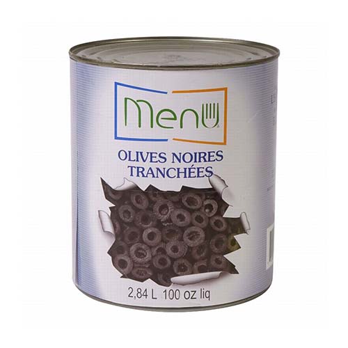 Olive noire tranchée