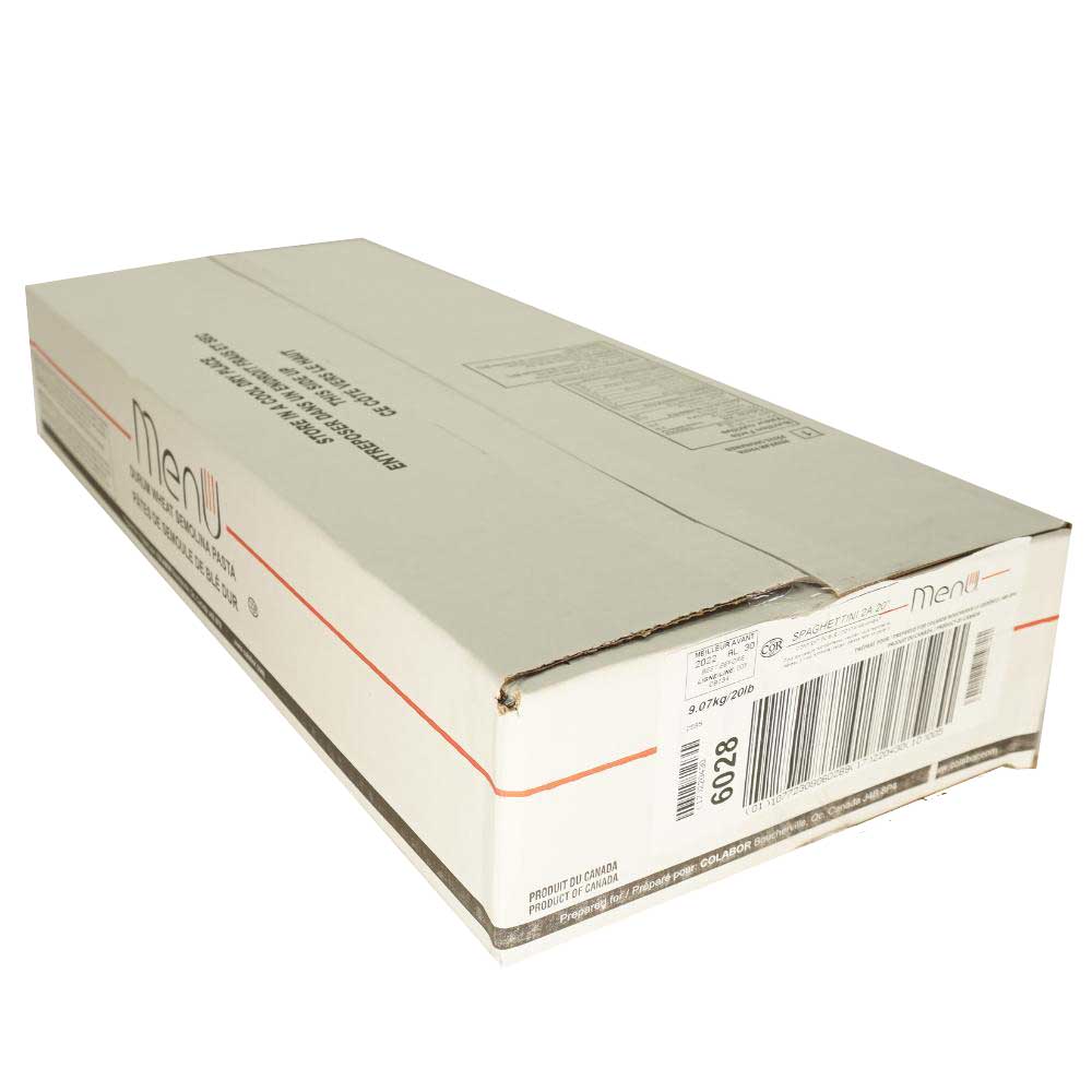 Pâte alimentaire spaghettini 20''  (2 x 10 lb)