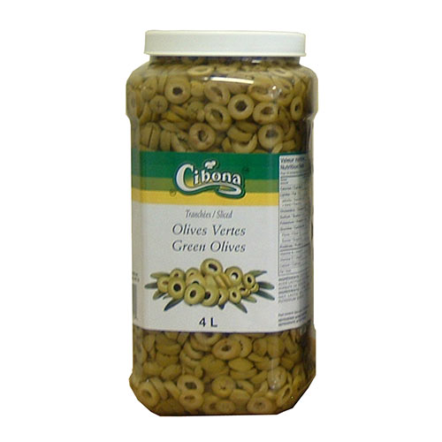Olives vertes tranchées 2x4L