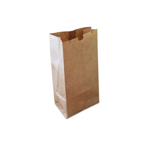 Sac de papier brun 2 lb (4.25''x2.5''x8'') 500un