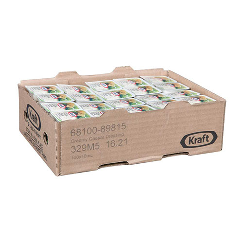 Vinaigrette césar crème Kraft en portions (200x18ml)