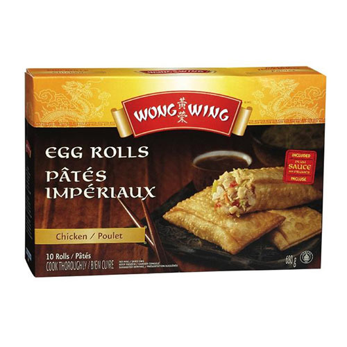 Egg roll poulet Wong Wing (12x10un)