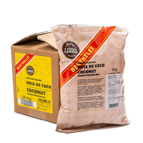 Cooked pudding mix coconut 2x1kg
