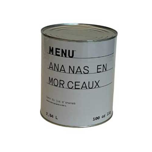 Ananas en morceaux Menu 2.84L