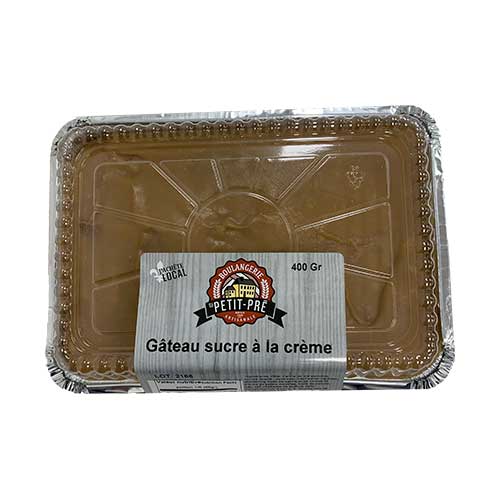 Gâteau blanc et sucre à la crème familial Petit-pré 10x400gr