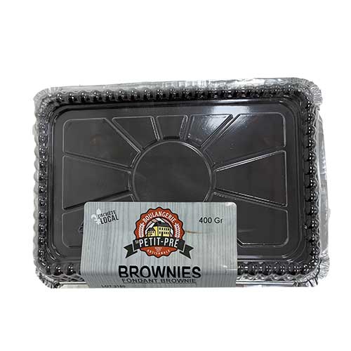 Gâteau brownies sauce chocolat familial Petit-pré 10x400gr