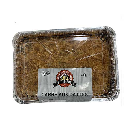 Gâteau carré aux dattes familial Petit-pré 10x400gr