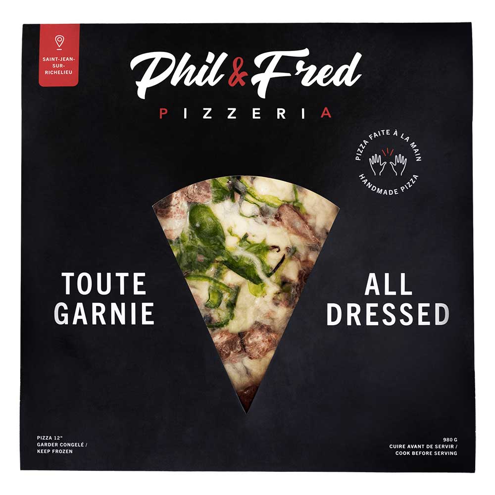 Pizza toute garnie 12" Phil & Fred (8x980g)