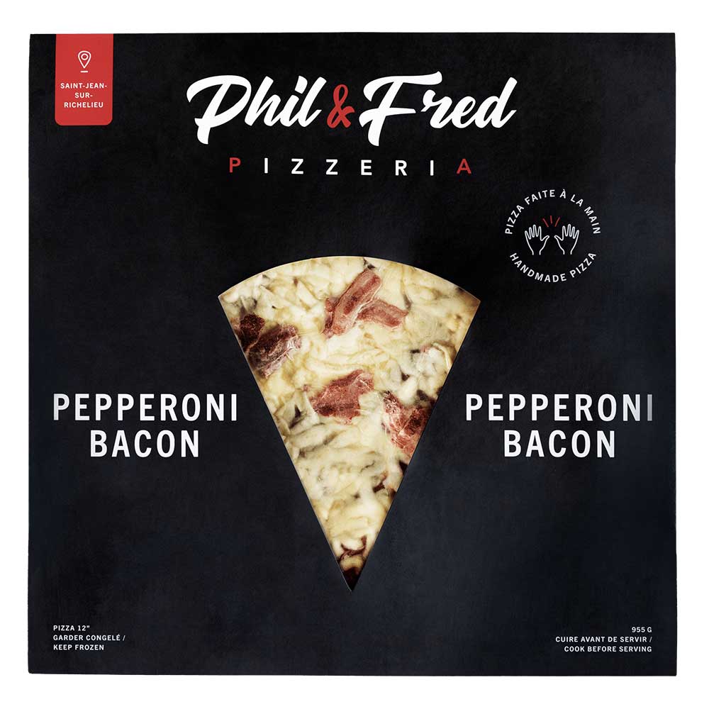 Pizza pepperoni-bacon 12" Phil & Fred (8x955g)